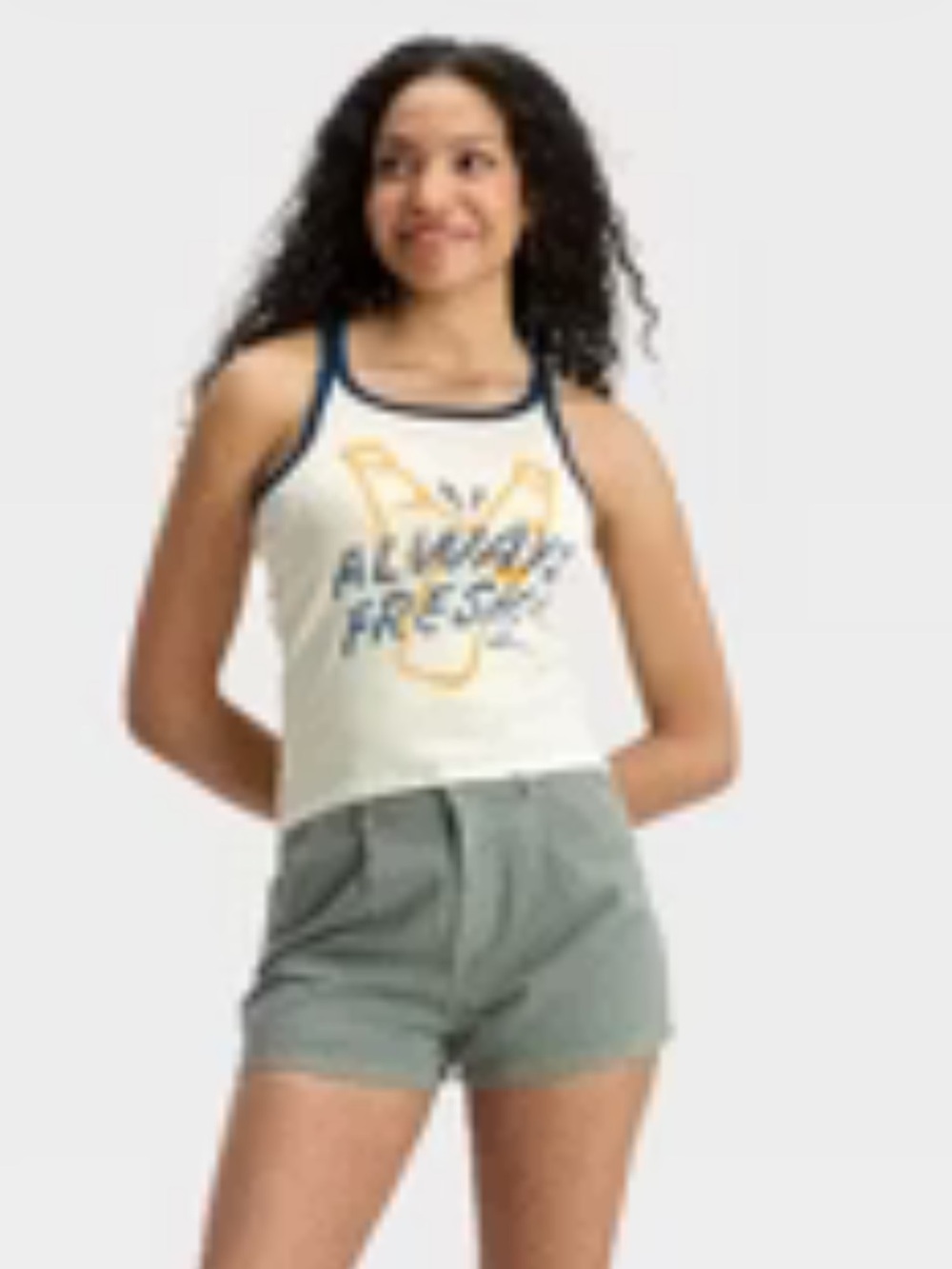 Corona always fresh graphic tank top